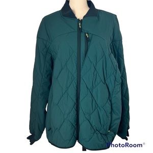 Duluth Trading Company Men’s Bomber Hooded Quilted Jacket